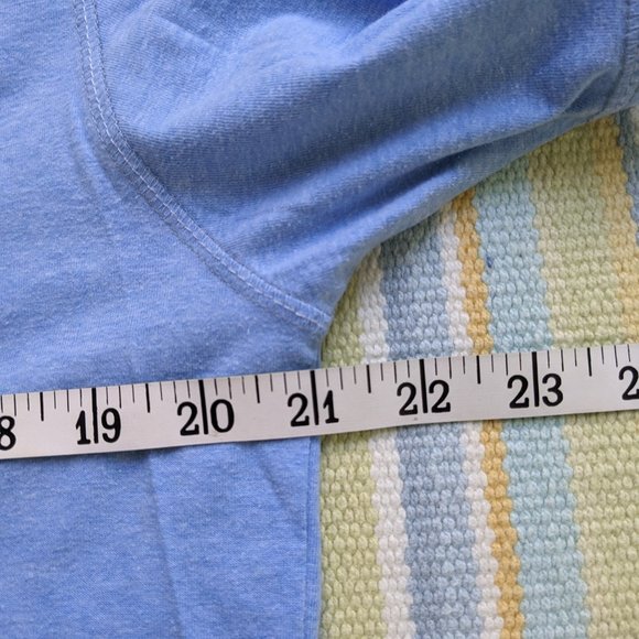 Mens pd&c blue knit v-neck tee Large - Picture 6 of 9